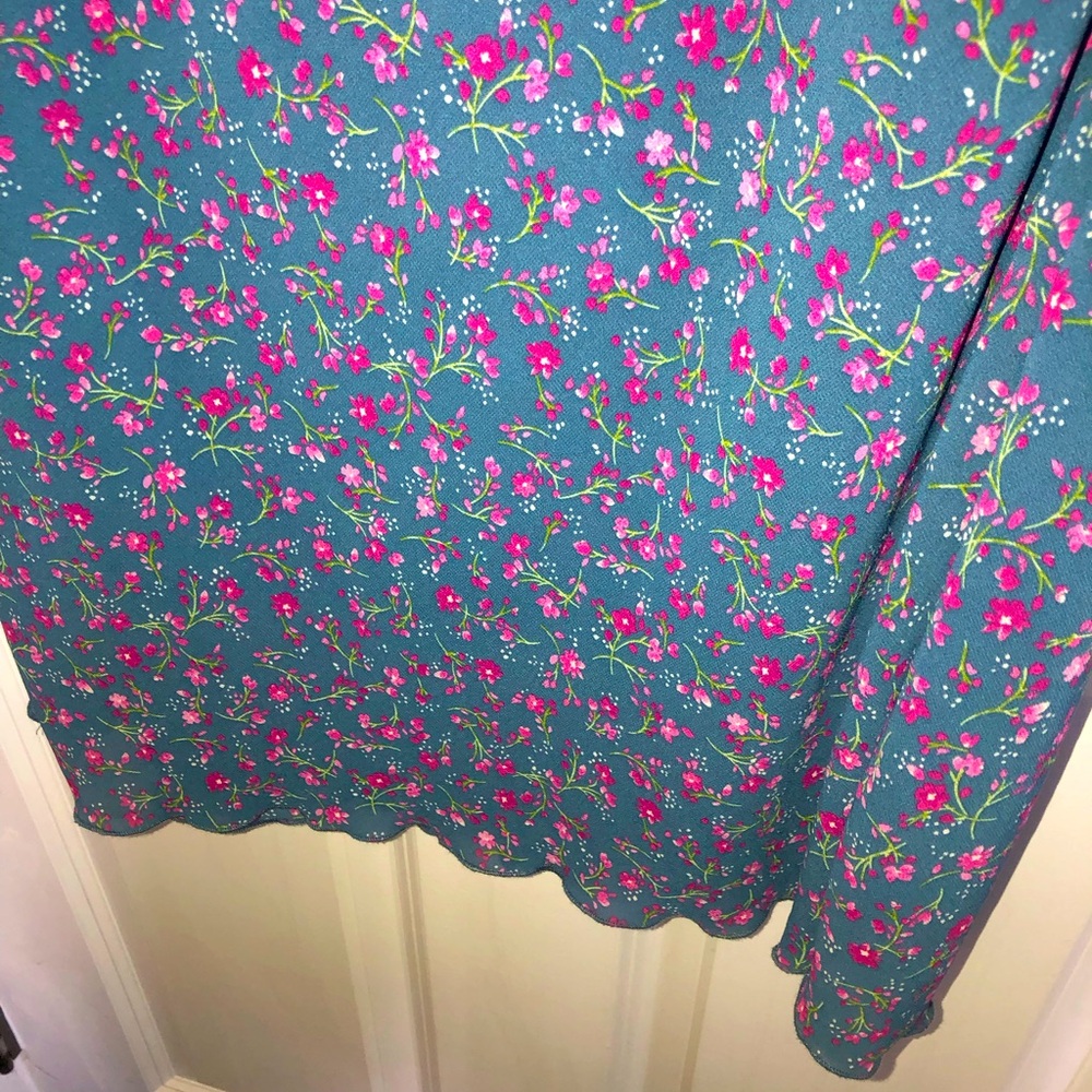 Floral maxi skirt